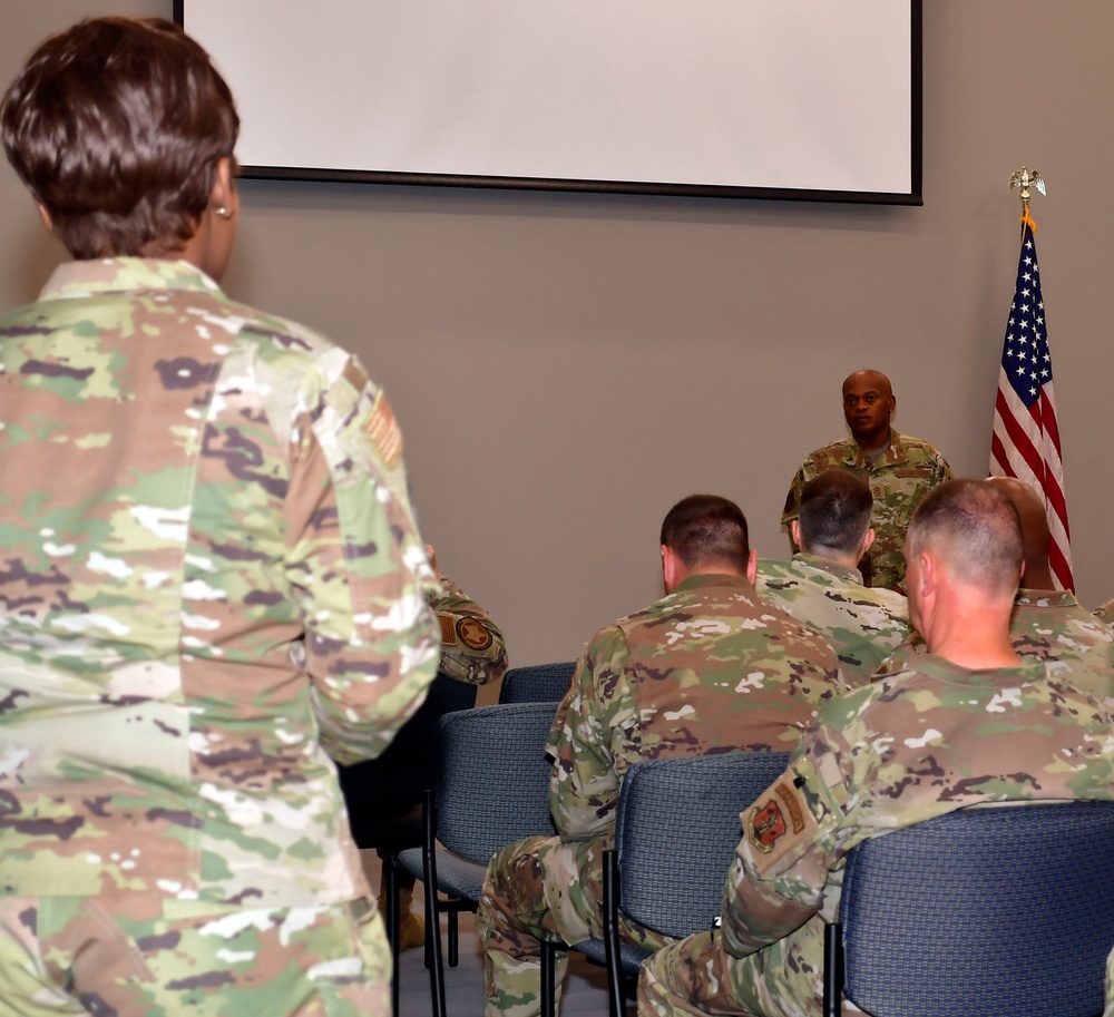 National Guard's top enlisted leader visits South Carolina Air National Guard