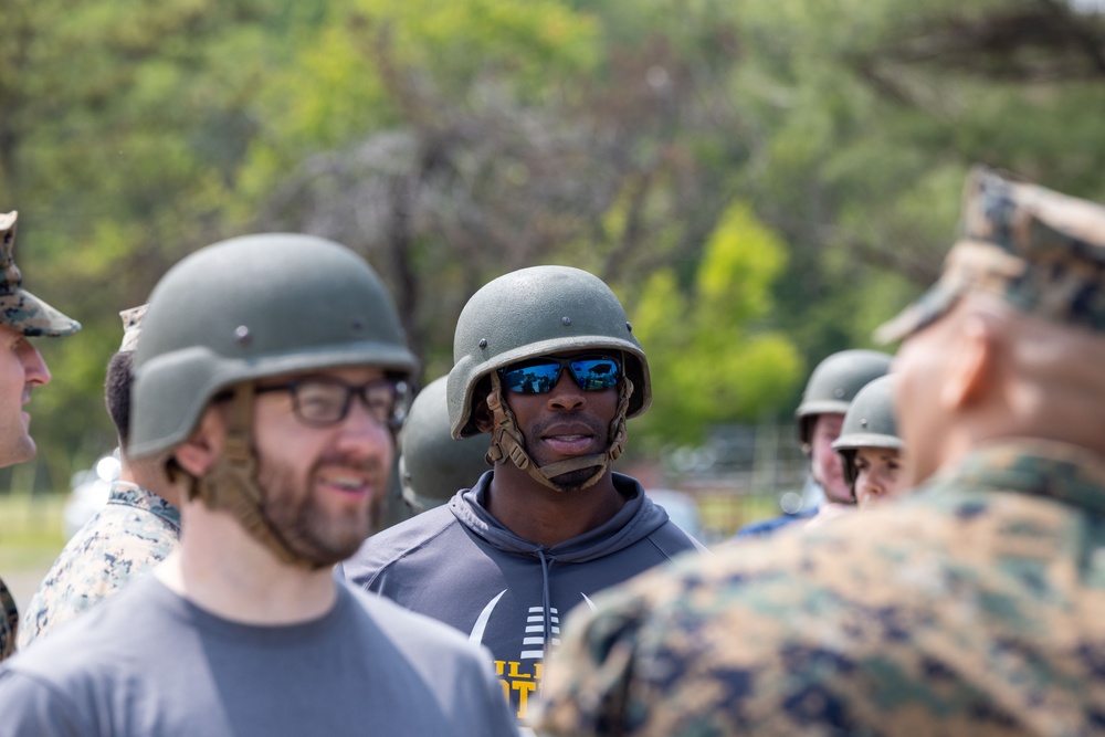 Marine Corps Coaches Workshop Gives Inside Look at Officer Training