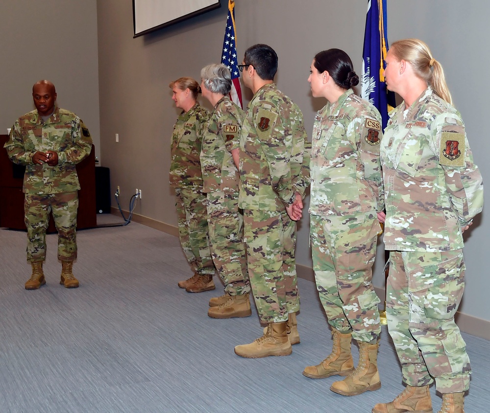 National Guard's top enlisted leader visits South Carolina Air National Guard