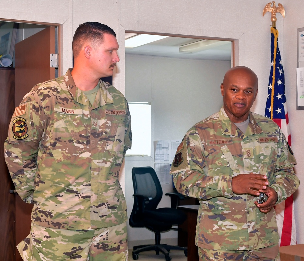 National Guard's top enlisted leader visits South Carolina Air National Guard