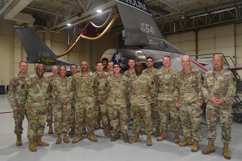 National Guard's top enlisted leader visits South Carolina Air National Guard