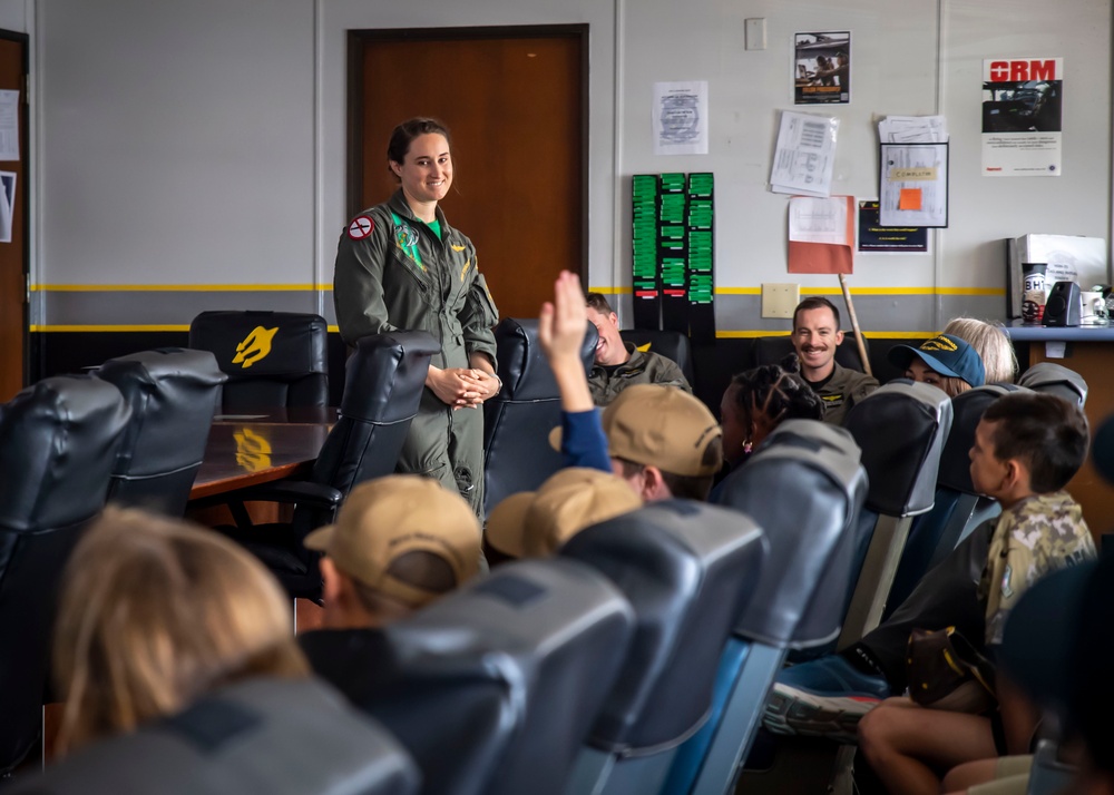 Students and Staff from Schools in the Greater San Diego area Tours HSM 71