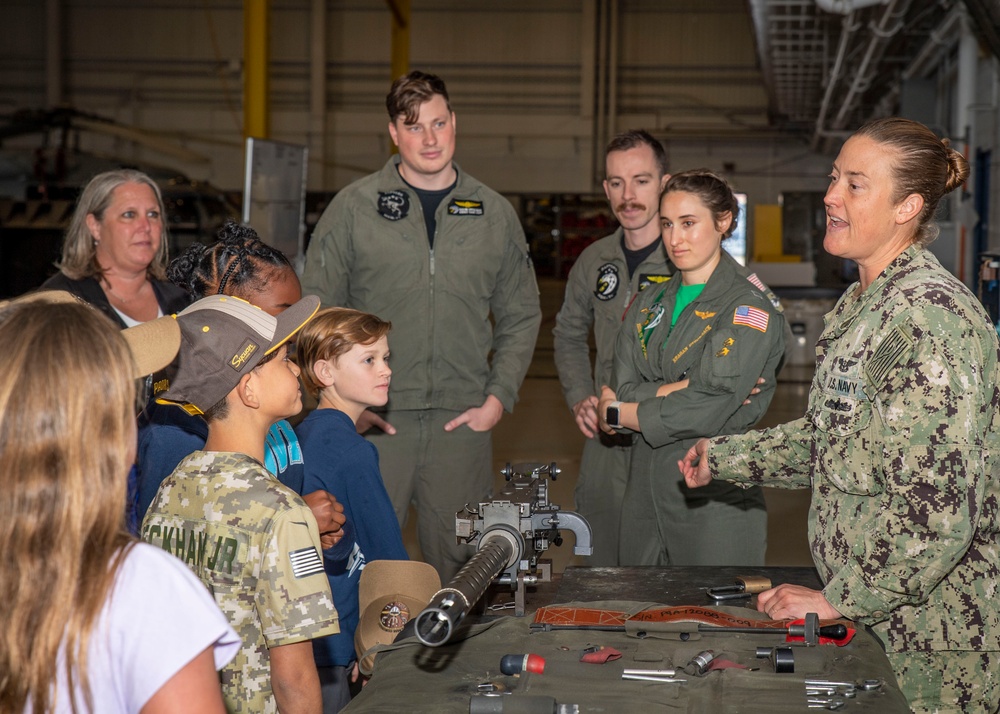 Students and Staff from Schools in the Greater San Diego area Tours HSM 71