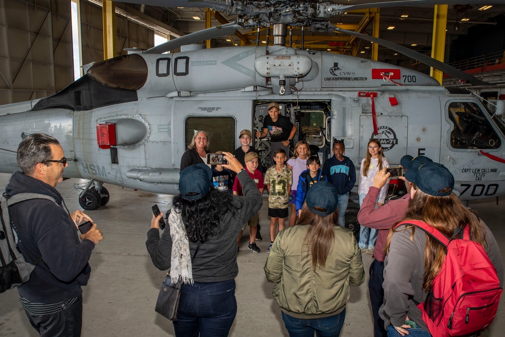 Students and Staff from Schools in the Greater San Diego area Tours HSM 71