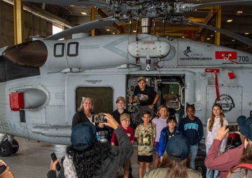 Students and Staff from Schools in the Greater San Diego area Tours HSM 71