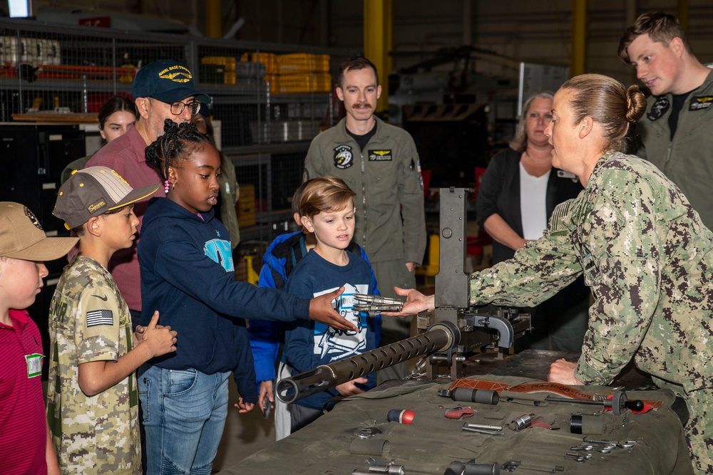 Students and Staff from Schools in the Greater San Diego area Tours HSM 71