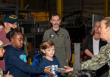 Students and Staff from Schools in the Greater San Diego area Tours HSM 71