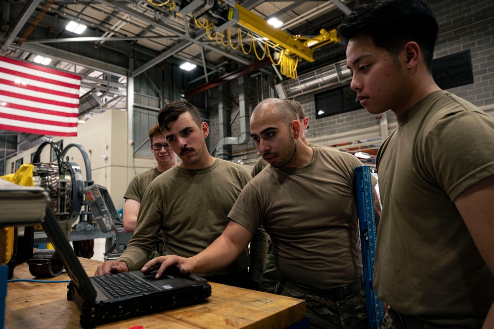 49th CMS aerospace propulsion shop maintains combat efficiency