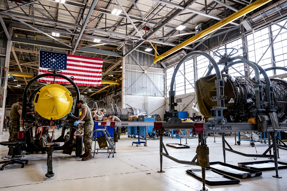 49th CMS aerospace propulsion shop maintains combat efficiency