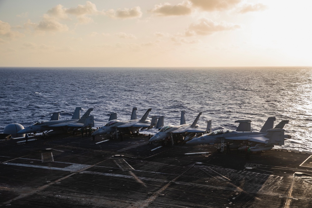 Nimitz Prepares For Flight Operations