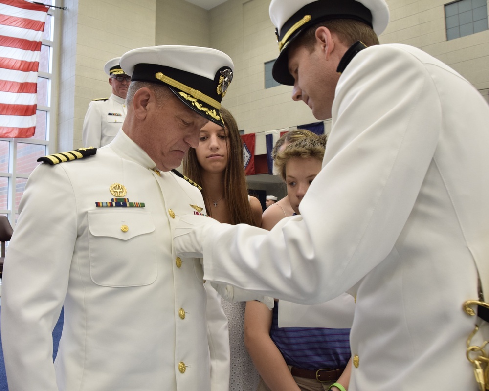 NRC Great Lakes Hosts Change in Command, Retirement