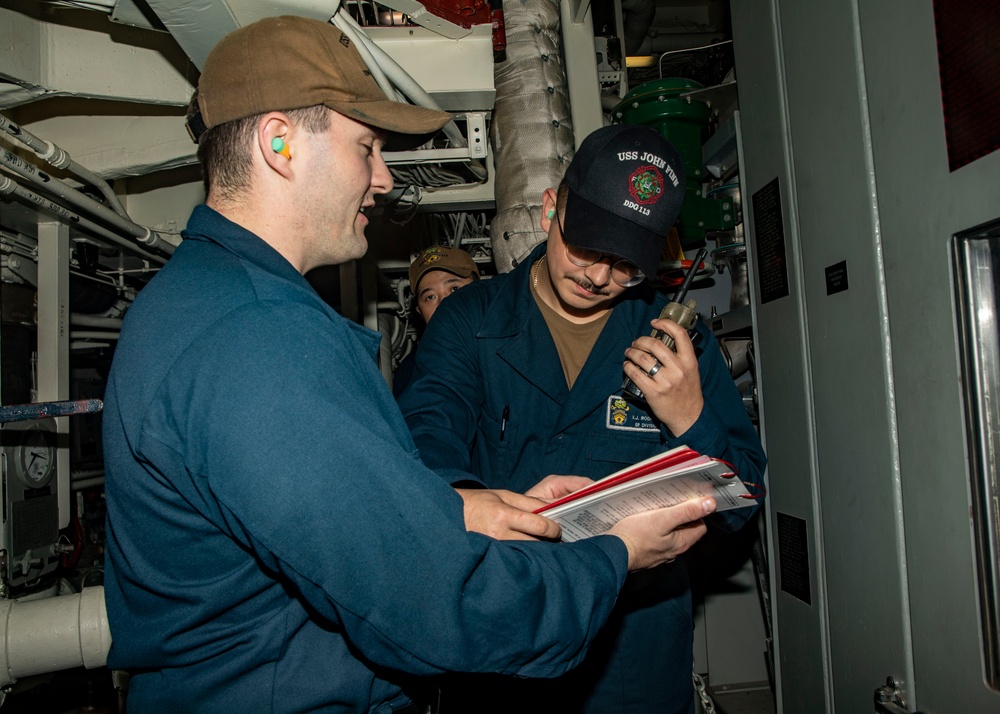 DVIDS - Images - Sailors Conduct Engineering Drill Aboard USS John Finn ...