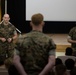 Senior Marine Corps Leadership holds a Non-Commissioned Officer Meeting