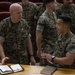 Senior Marine Corps Leadership holds a Non-Commissioned Officer Meeting