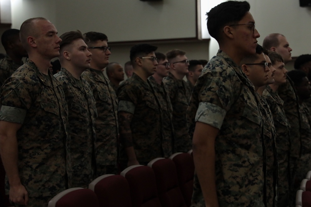 Headquarters Battalion Sergeant Major Appointment Ceremony