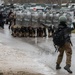 Kosovo Force Soldiers conduct crowd riot control training