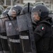 Kosovo Force Soldiers conduct crowd riot control training
