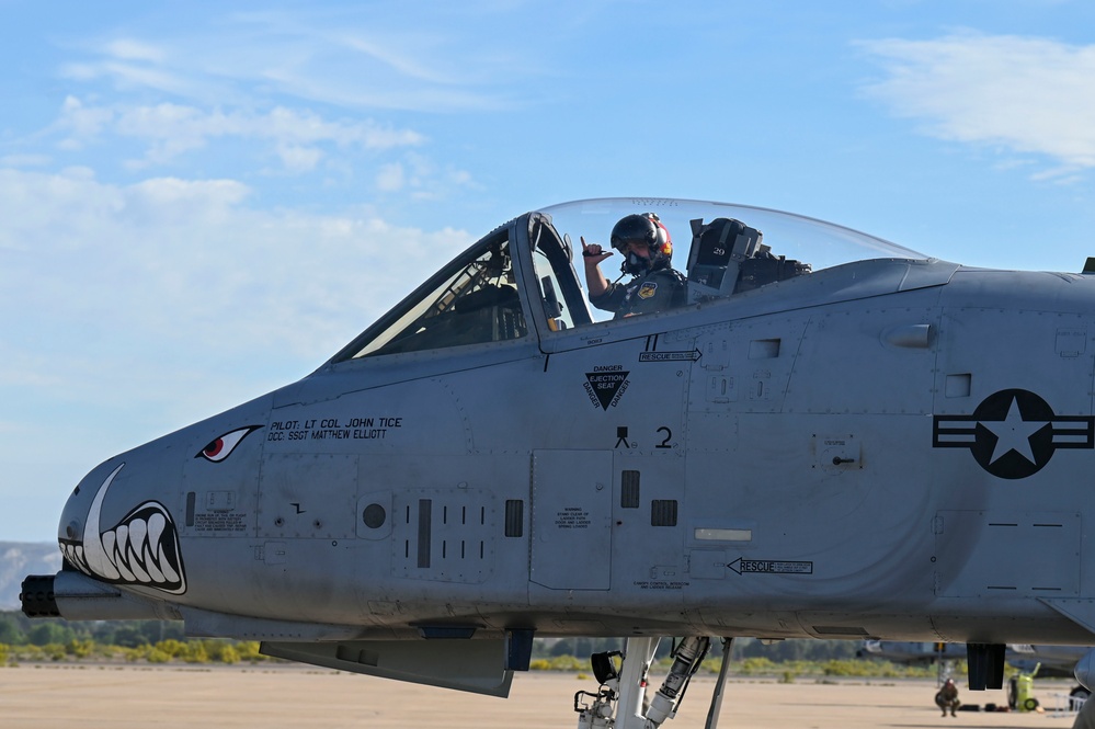 A-10 Pilots Integrate with Joint Tactical Air Controllers (JTACs) for Day 2 of Defender Europe 2023