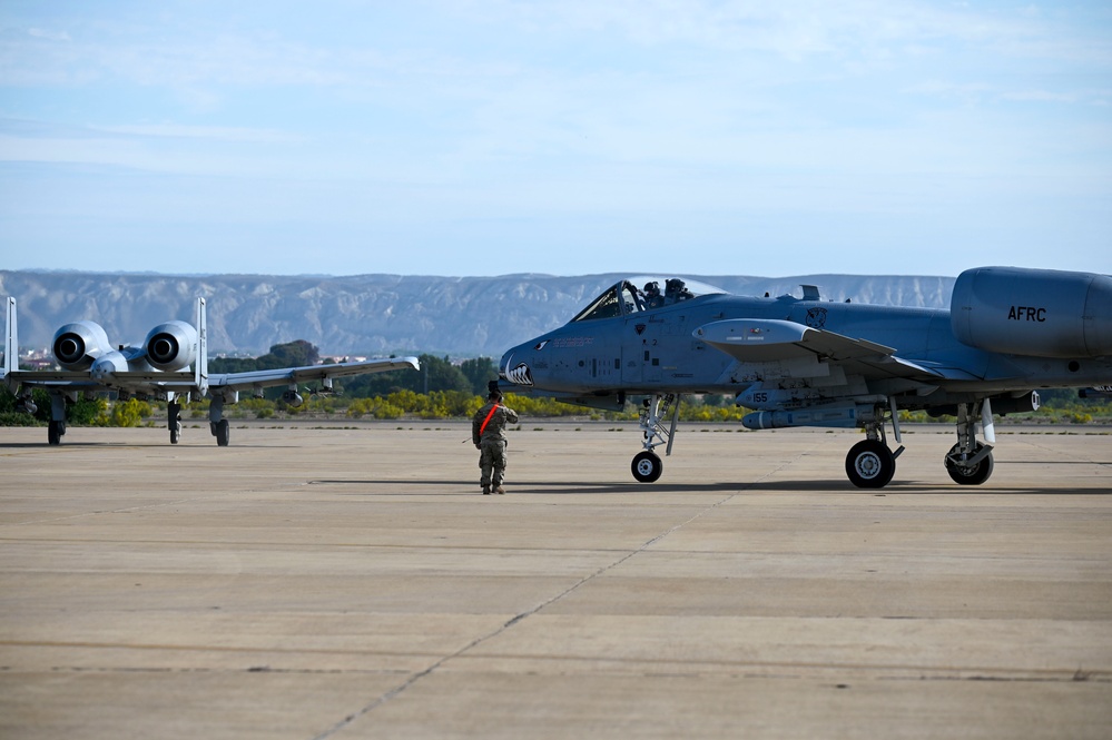 A-10 Pilots Integrate with Joint Tactical Air Controllers (JTACs) for Day 2 of Defender Europe 2023