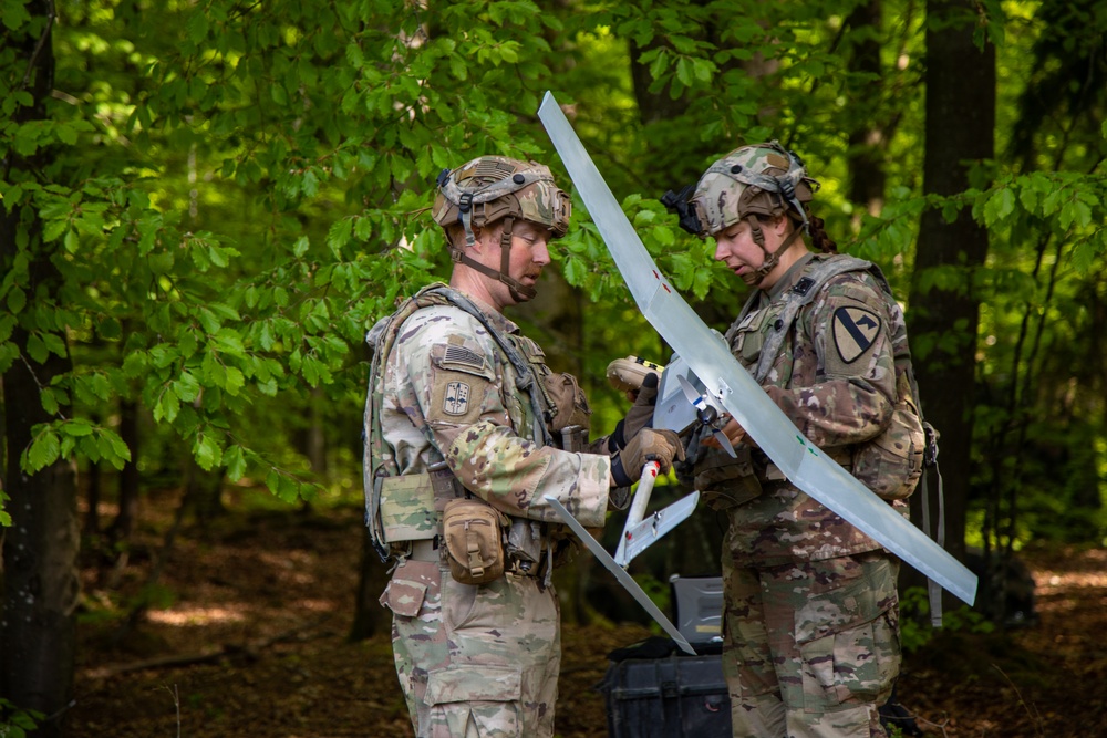 8th BEB and 418th CA Side by Side During Combined Resolve 18