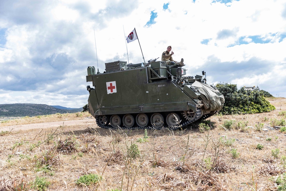 Exercise Noble Jump 23: Tank, Engineer, Infantry, Medic Training