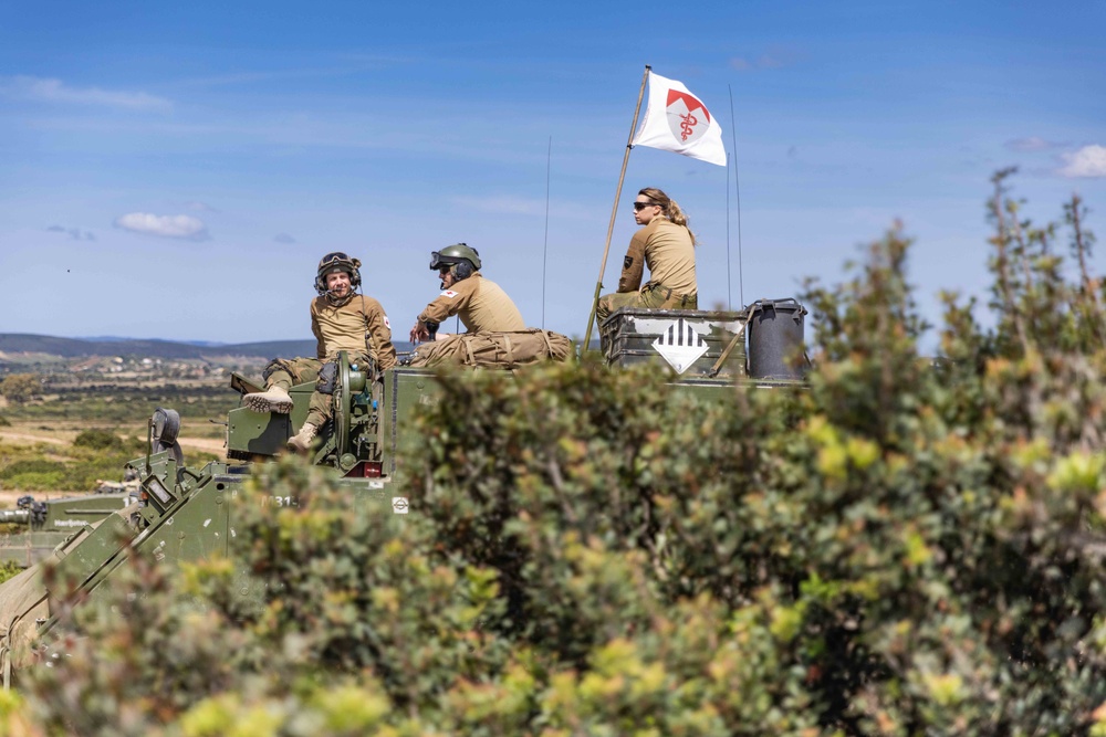 Exercise Noble Jump 23: Tank, Engineer, Infantry, Medic Training