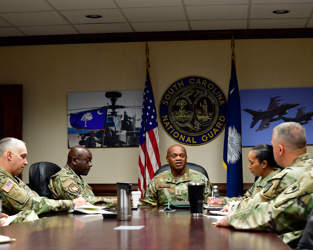 National Guard's top enlisted leader visits South Carolina Army National Guard