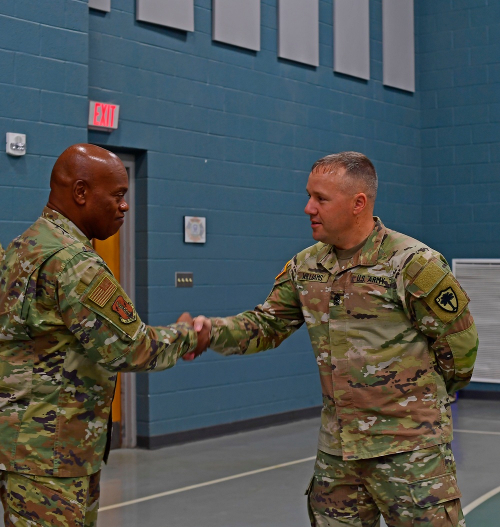 National Guard's top enlisted leader visits South Carolina Army National Guard