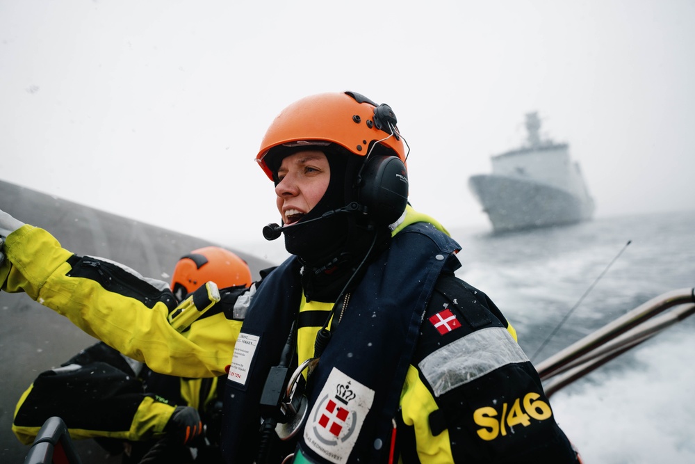 HDMS Esbern Snare (F342) participates in exercise Formidable Shield 2023