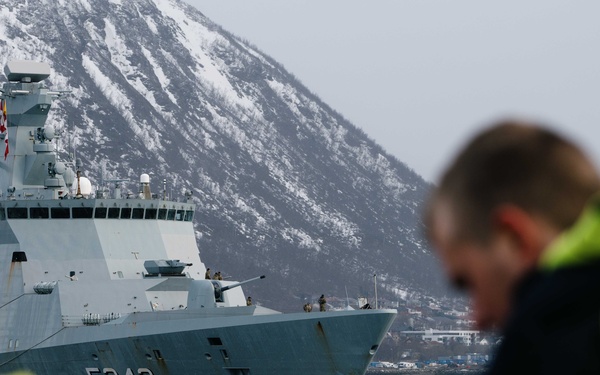 HDMS Esbern Snare (F342) participates in exercise Formidable Shield 2023