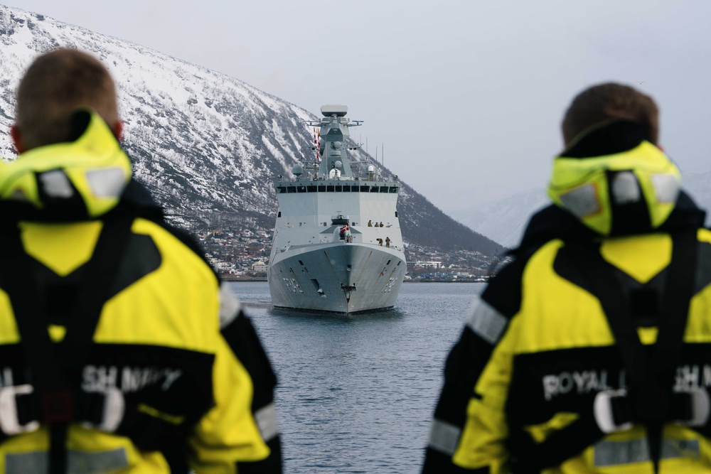 HDMS Esbern Snare (F342) participates in exercise Formidable Shield 2023