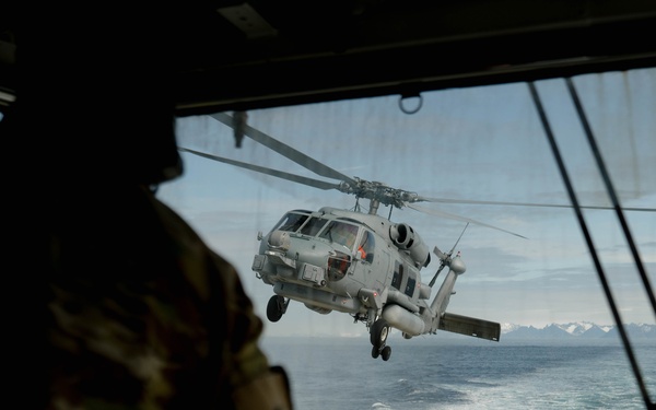 HDMS Esbern Snare (F342) participates in exercise Formidable Shield 2023