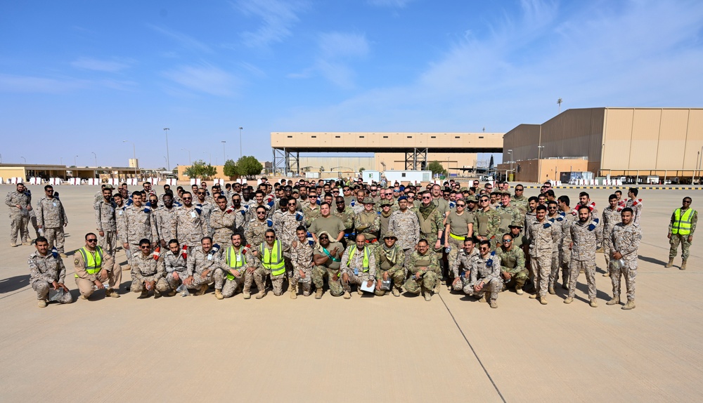 USAF and RSAF partner together for FOD Walk