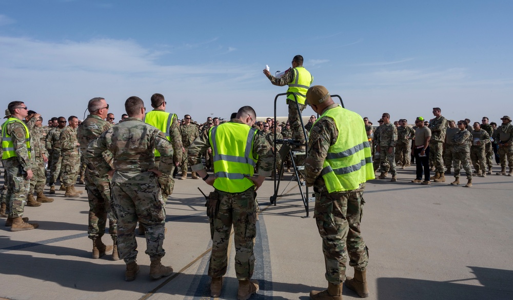 USAF and RSAF partner together for FOD Walk