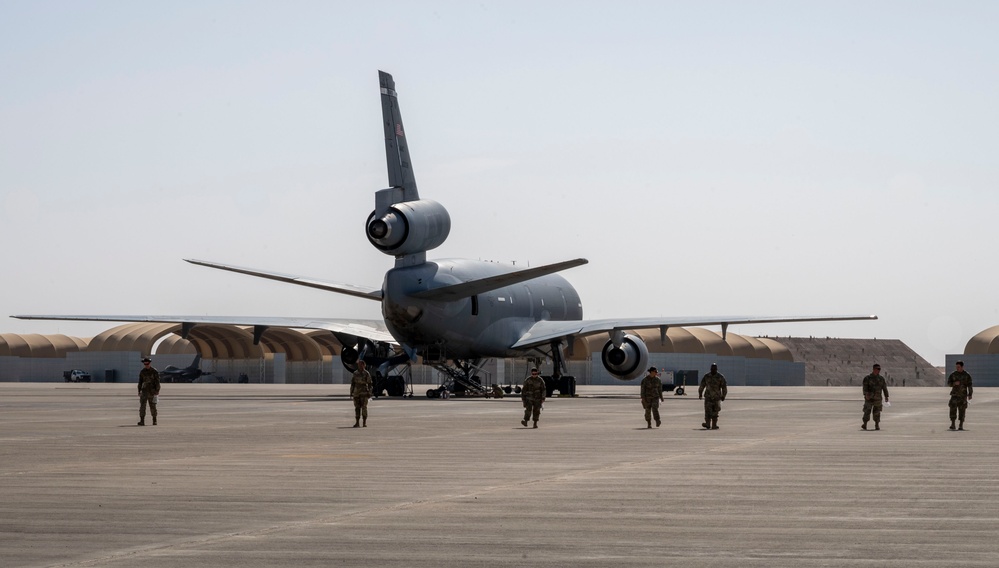 USAF and RSAF partner together for FOD Walk