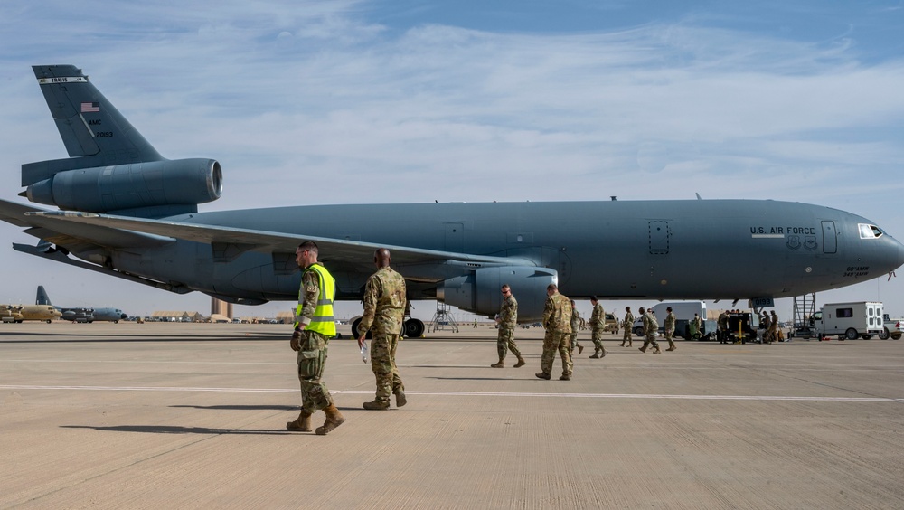 USAF and RSAF partner together for FOD Walk