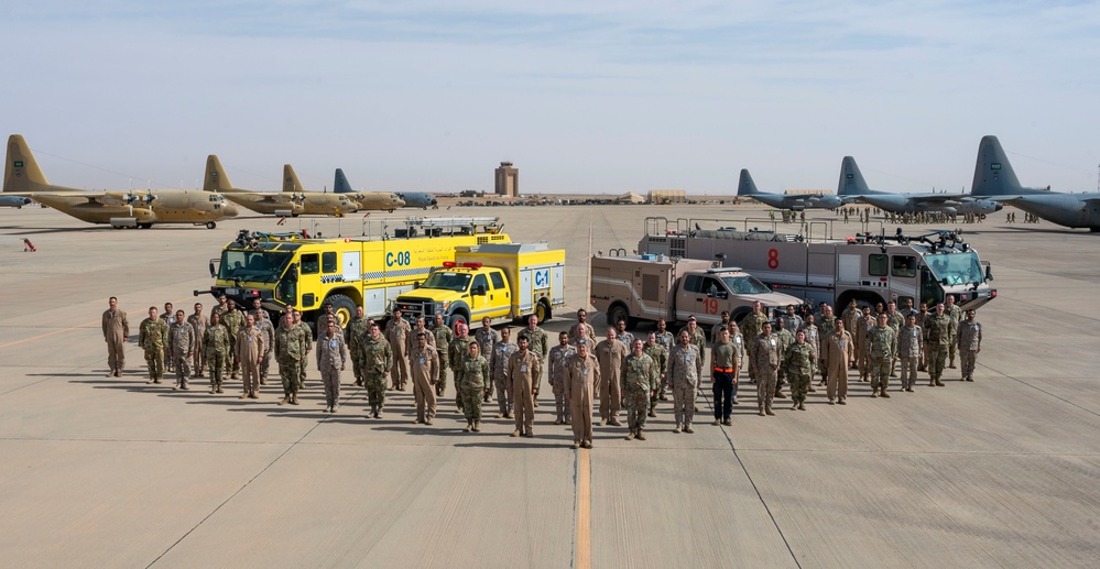 USAF and RSAF partner together for FOD Walk