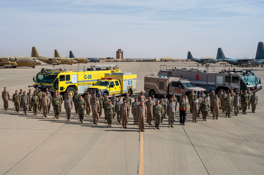 USAF and RSAF partner together for FOD Walk