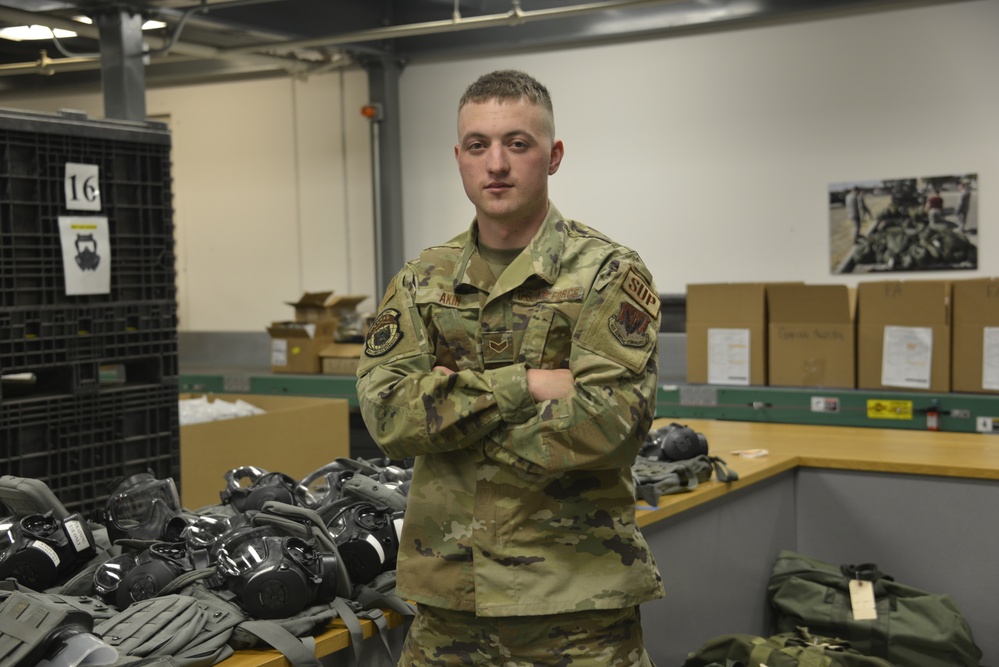 Supply Airmen take inventory