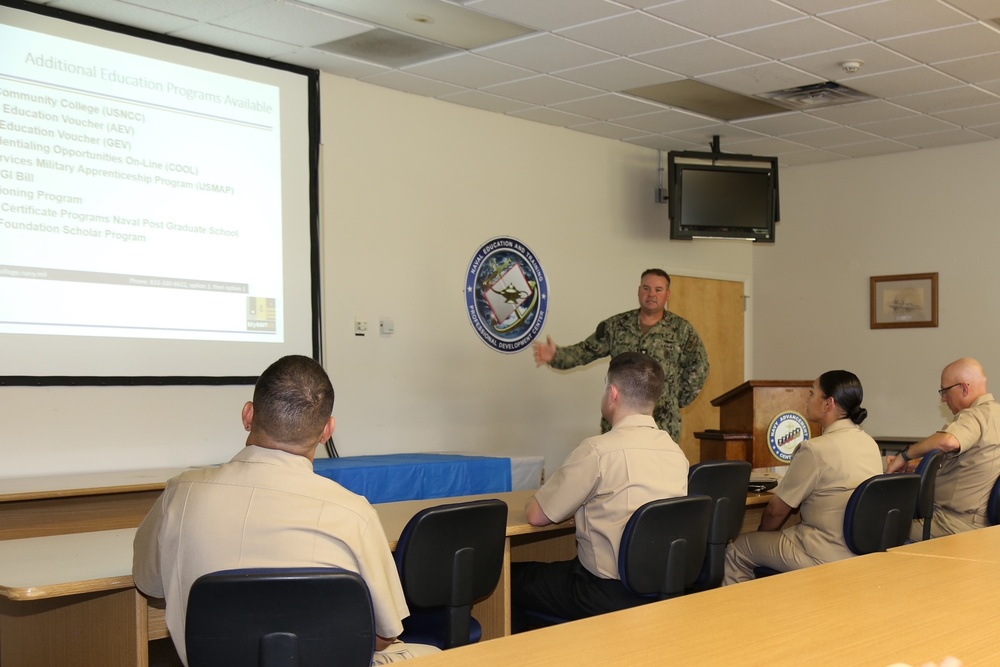 FY22 NETC Sailor of the Year Candidates Tour NETPDC Facilities