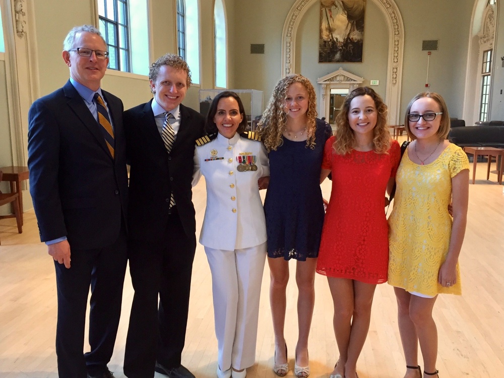 Captain Kimberly Davis, MD and family