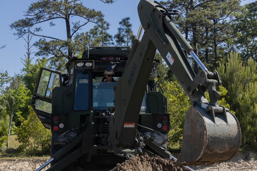 Heavy Equipment TRIMBLE field exercise