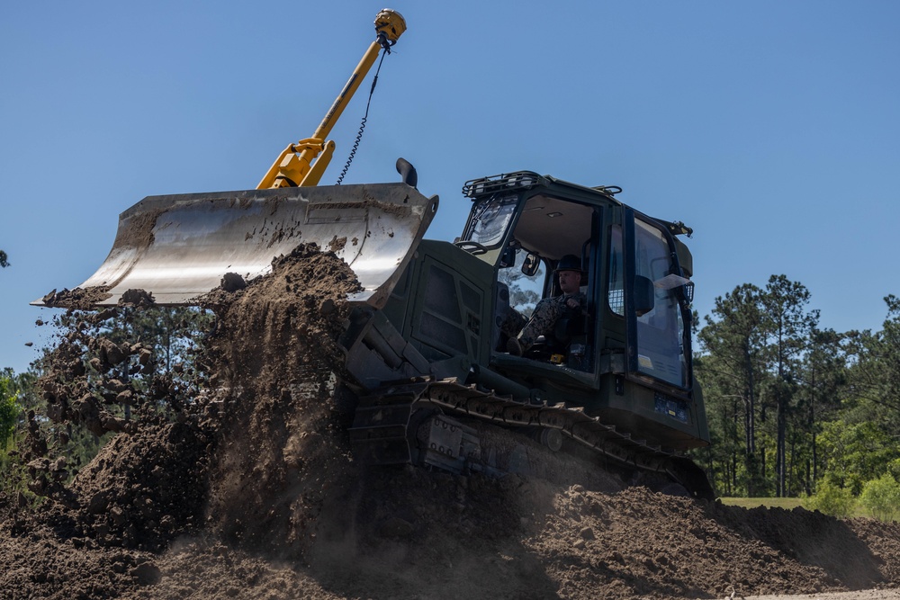 Heavy Equipment TRIMBLE field exercise