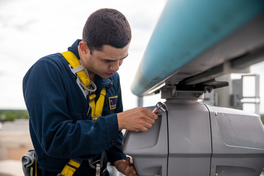 Combat Systems Department conduct maintenance