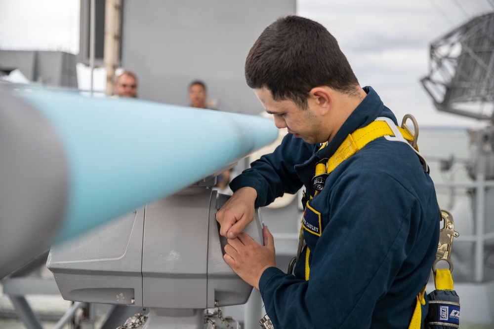 Combat Systems Department conduct maintenance