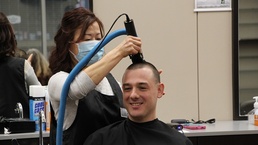 Online scheduling available at select Exchange barbershops