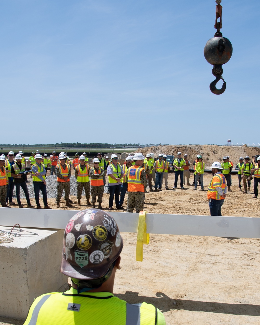 OICC Florence participates in construction milestone