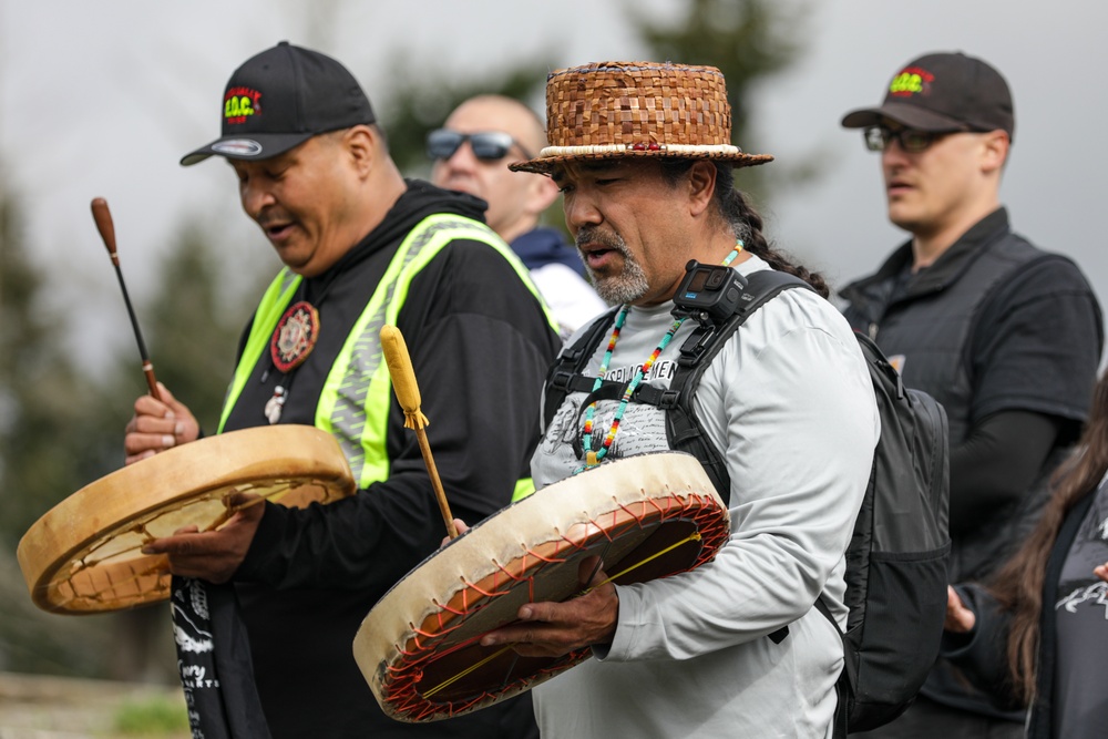 Nisqually Tribe hosts Leschi Honor Walk on JBLM to remember ancestors, native land