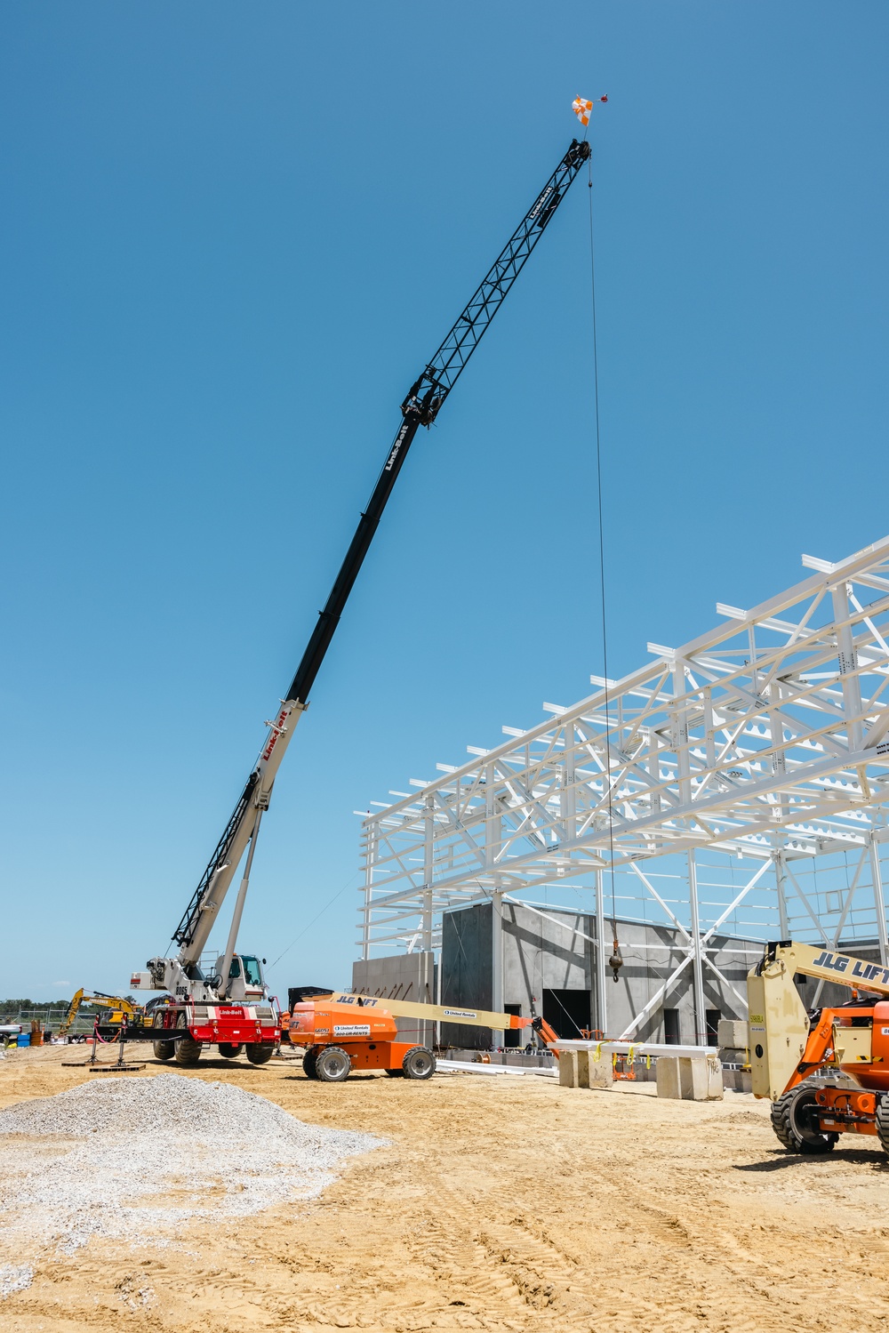 C-12W Huron Aircraft Maintenance Hangar Topping Out Ceremony