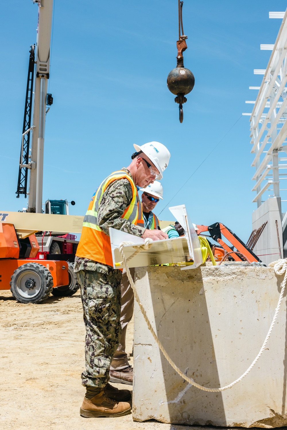 C-12W Huron Aircraft Maintenance Hangar Topping Out Ceremony